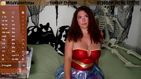 MilaValentina webcam model stream image